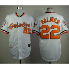 Mitchell And Ness 1989 Orioles #22 Jim Palmer White Throwback Stitched MLB Jersey