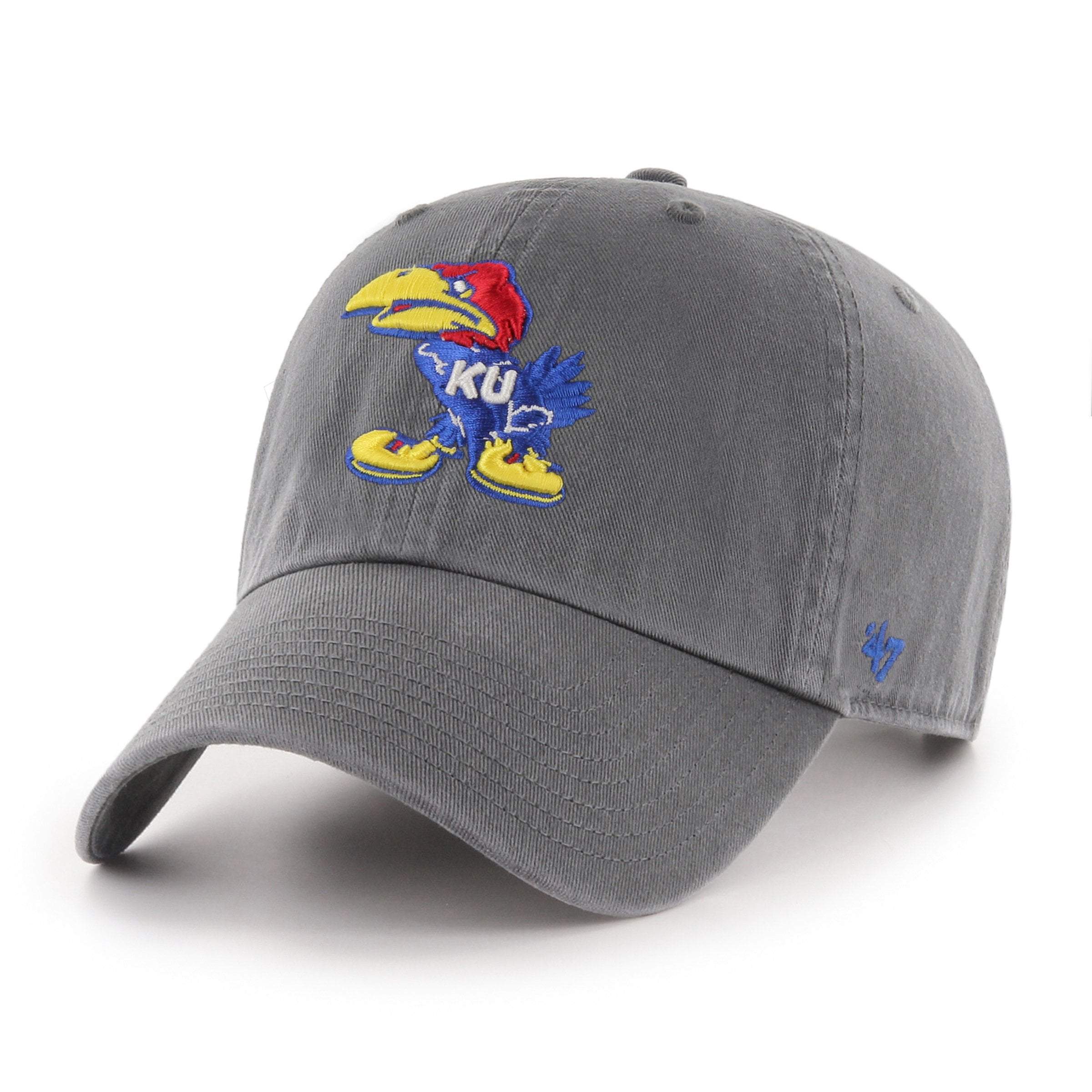 KANSAS JAYHAWKS VINTAGE '47 CLEAN UP Gray