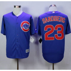 Cubs #23 Ryne Sandberg Blue New Cool Base Stitched MLB Jersey