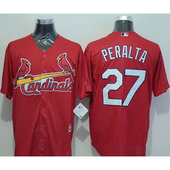 Cardinals #27 Jhonny Penalta Red New Cool Base Stitched MLB Jersey