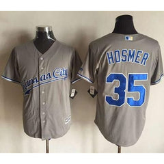Royals #35 Eric Hosmer New Grey Cool Base Stitched MLB Jersey