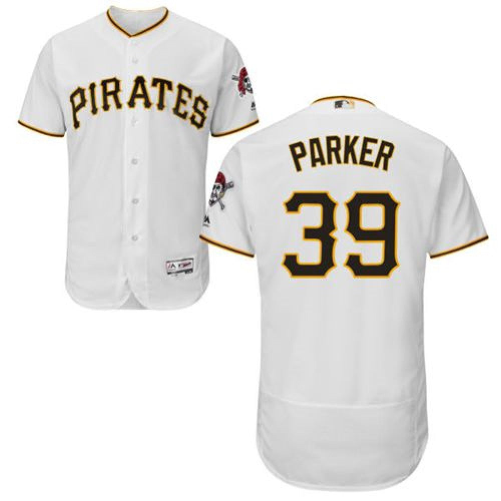 Pirates #39 Dave Parker White Flexbase Authentic Collection Stitched MLB Jersey