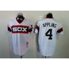Mitchell And Ness 1983 White Sox #4 Luke Appling White Throwback Stitched MLB Jersey