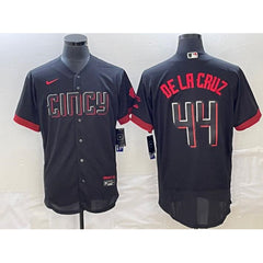 Toddlers Cincinnati Reds #44 Elly De La Cruz 2023 City Connect Flex Base Stitched Baseball Jersey