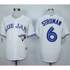 Blue Jays #6 Marcus Stroman White New Cool Base Stitched MLB Jersey