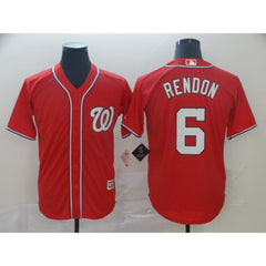 Men's Washington Nationals #6 Anthony Rendon Majestic Red 2019 Cool Base Stitched MLB Jersey