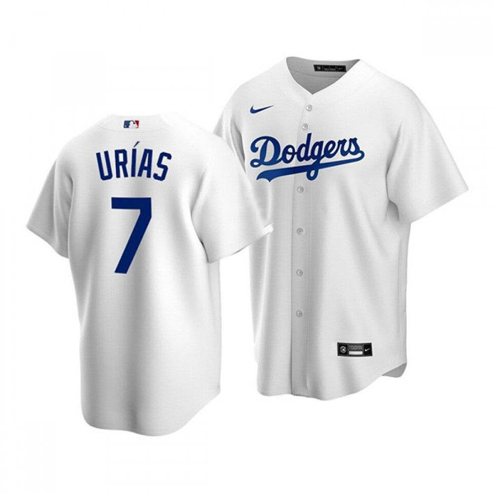 Men's Los Angeles Dodgers #7 Julio Urias White 2020 Stitched Jersey