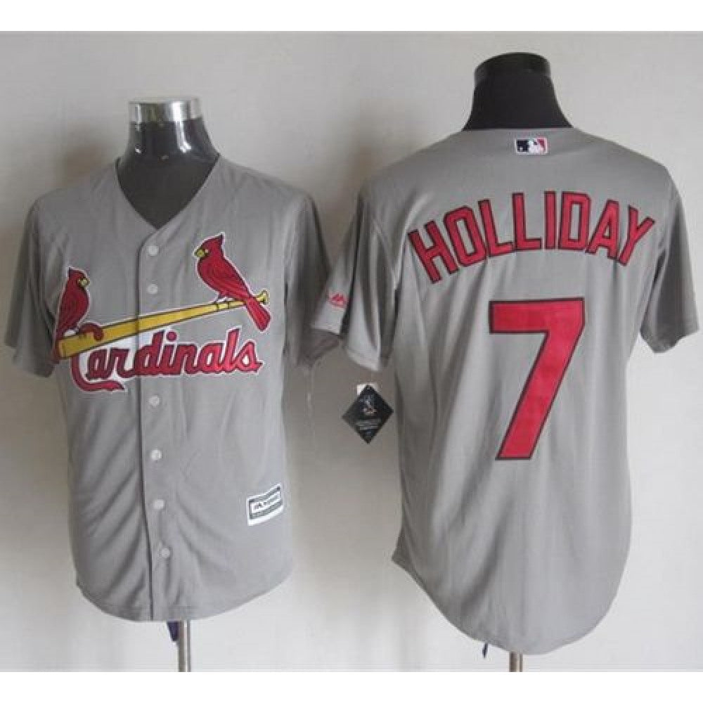 Cardinals #7 Matt Holliday Grey New Cool Base Stitched MLB Jersey
