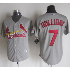 Cardinals #7 Matt Holliday Grey New Cool Base Stitched MLB Jersey