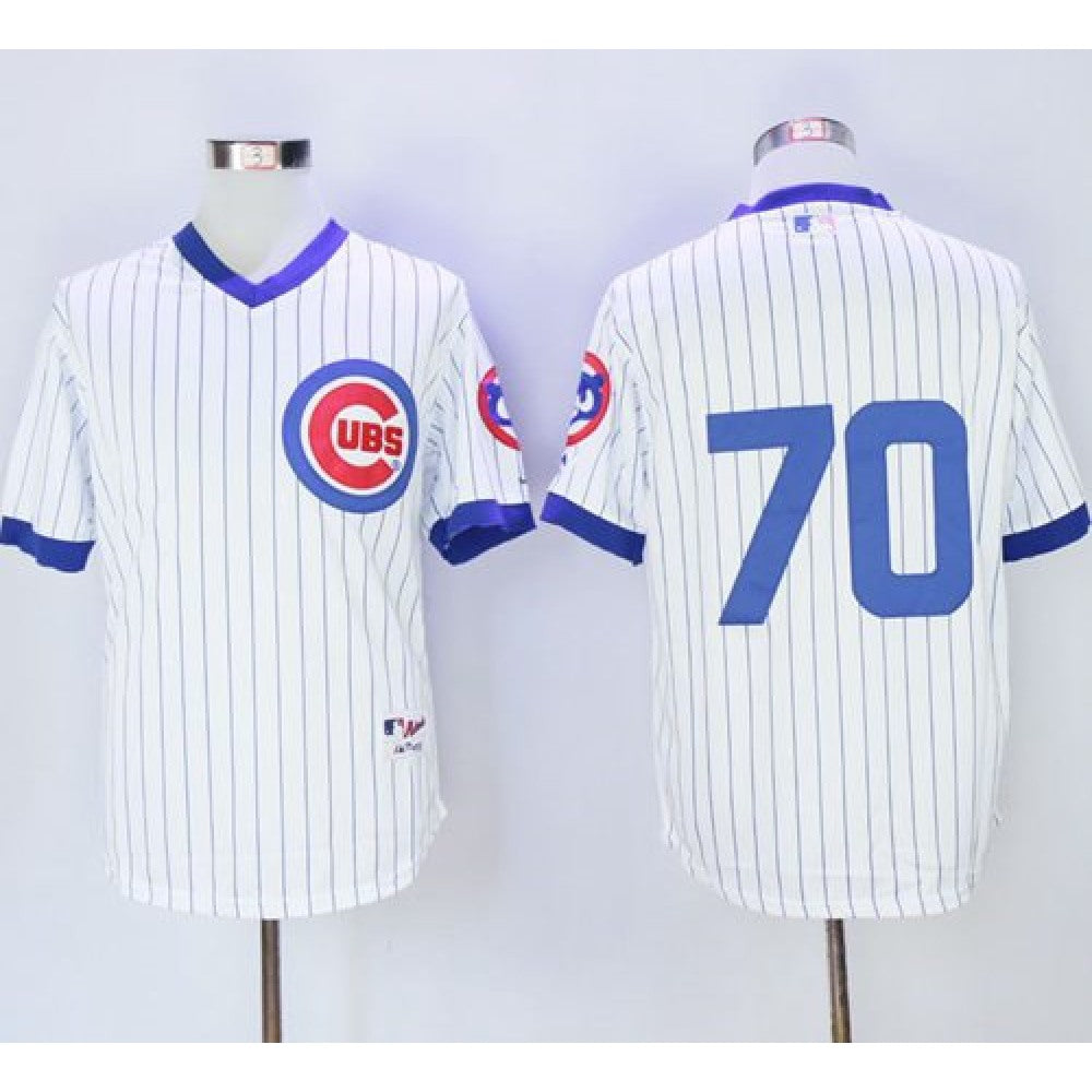 Cubs #70 Joe Maddon White 1988 Turn Back The Clock Stitched MLB Jersey