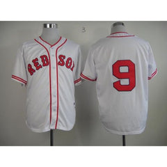Red Sox #9 Ted Williams White 1936 Turn Back The Clock Stitched MLB Jersey