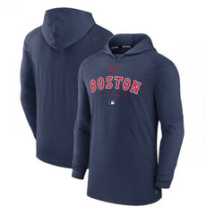 Men's Boston Red Sox Navy Dri-FiT Early Work Pullover Hoodie