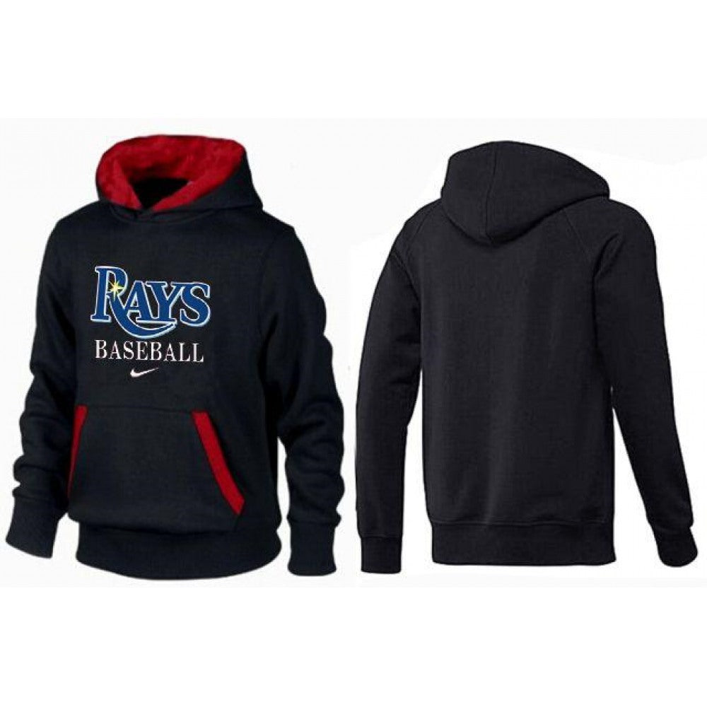 Tampa Bay Rays Pullover Hoodie Black & Red