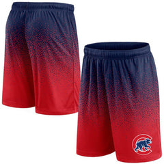 Men's Chicago Cubs Navy/Red Ombre Shorts