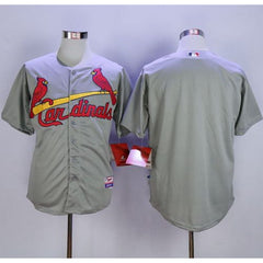 Cardinals Blank Grey Cool Base Stitched MLB Jersey
