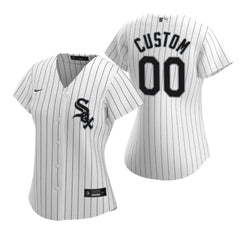Women's Chicago White Sox ACTIVE Player Custom White Stitched Jersey(Run Small)