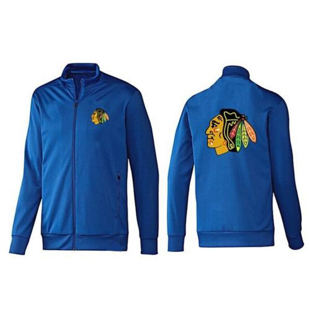 NHL Chicago Blackhawks Zip Jackets Blue-1