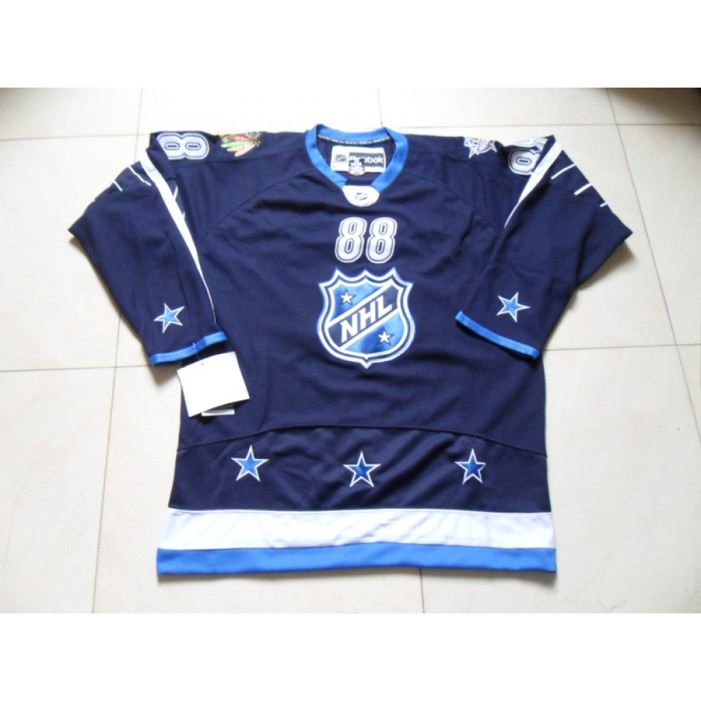 Blackhawks #88 Patrick Kane 2012 All Star Navy Blue Stitched NHL Jersey