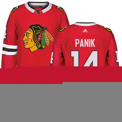 Men's Chicago Blackhawks #14 Richard Panik Red Stitched NHL Jersey