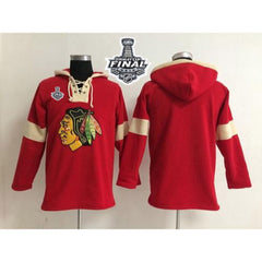 Chicago Blackhawks Blank Red 2015 Stanley Cup Pullover NHL Hoodie
