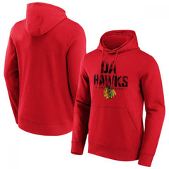 Men's Chicago Blackhawks Red Hometown Graphic Hoodie
