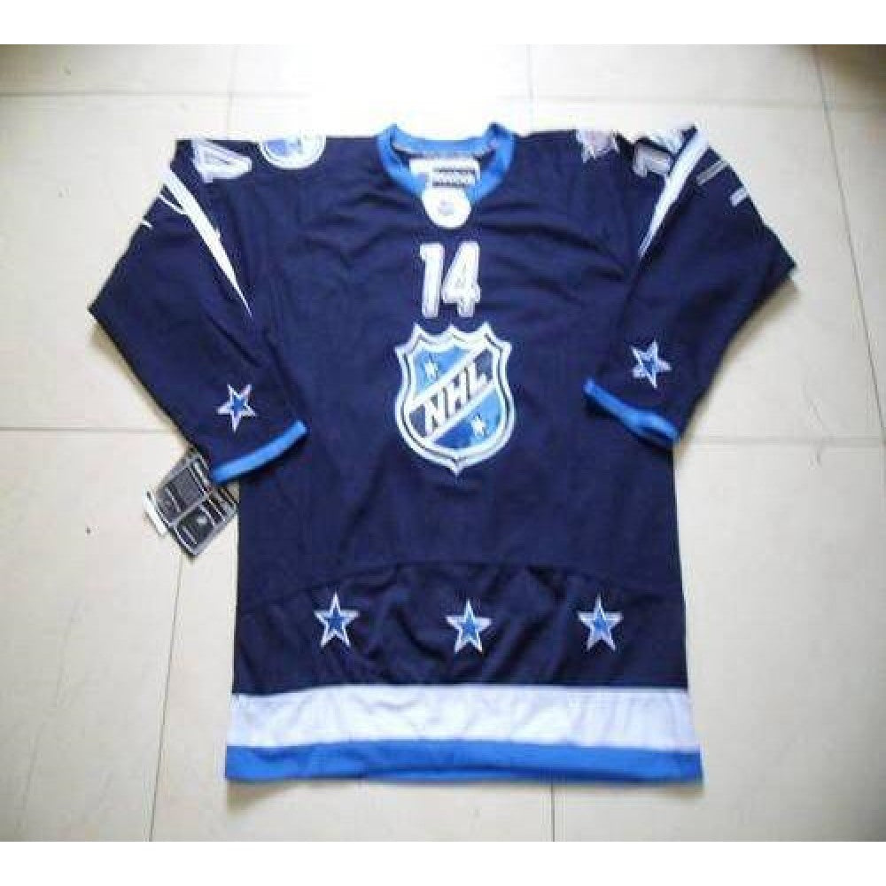 Oilers #14 Jordan Eberle 2012 All Star Navy Blue Stitched NHL Jersey