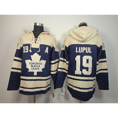 Maple Leafs #19 Joffrey Lupul Blue Sawyer Hooded Sweatshirt Stitched NHL Jersey