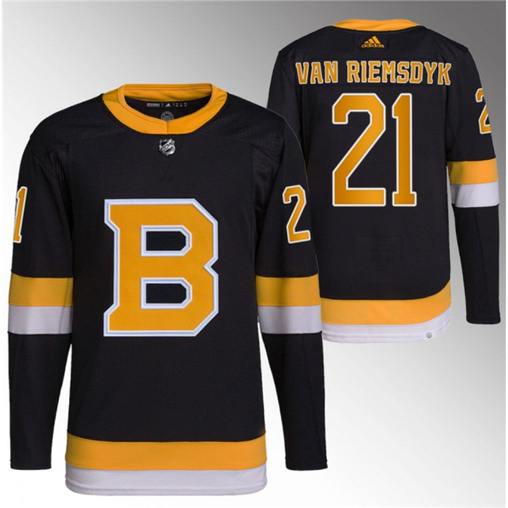 Men's Boston Bruins #21 James van Riemsdyk Black Home Breakaway Stitched Jersey