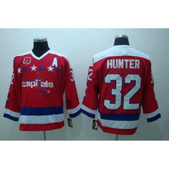 Capitals #32 Hunter Red CCM Throwback 40th Anniversary Stitched NHL Jersey