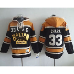 Bruins #33 Zdeno Chara Black 2016 Winter Classic Hoodie Stitched NHL Jersey