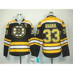 Bruins #33 Zdeno Chara Black Women's Home Stitched NHL Jersey