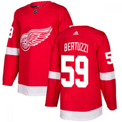 Men's Detroit Red Wings #59 Tyler Bertuzzi Red Stitched NHL Jersey