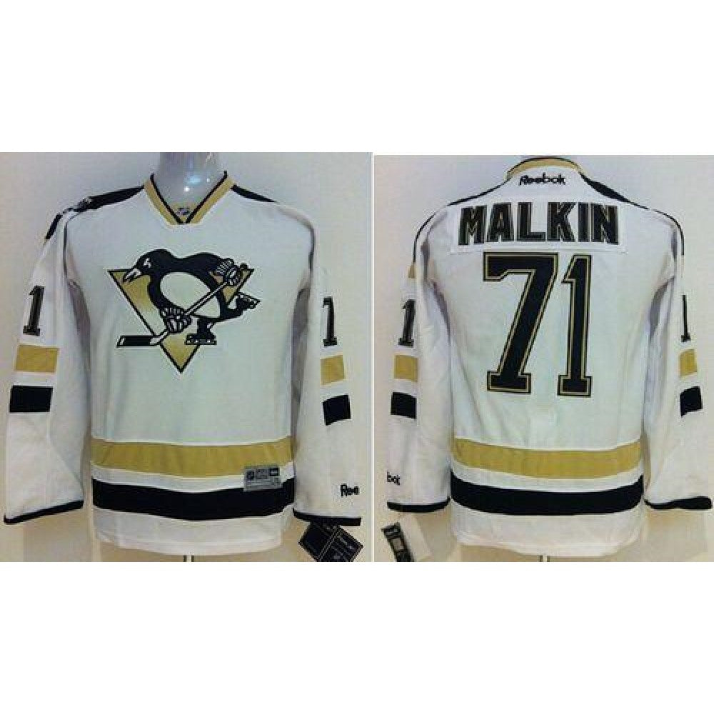 Penguins #71 Evgeni Malkin White 2014 Stadium Series Stitched Youth NHL Jersey