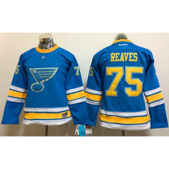 Blues #75 Ryan Reaves Light Blue 2017 Winter Classic Women's Stitched NHL Jersey