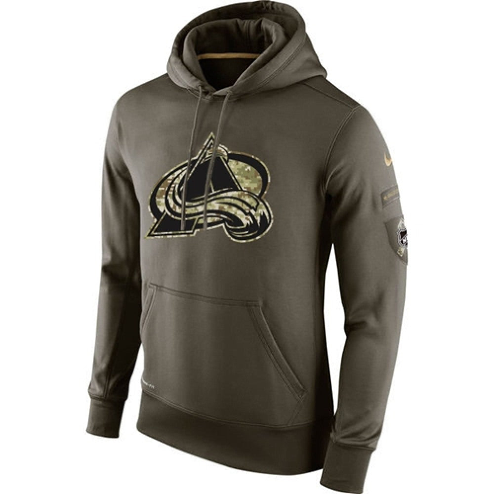 Men's Colorado Avalanche Salute To Service NHL Hoodie