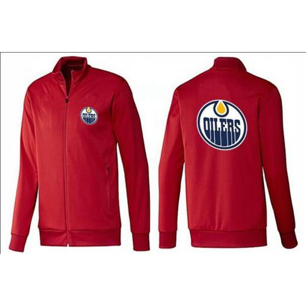 NHL Edmonton Oilers Zip Jackets Red