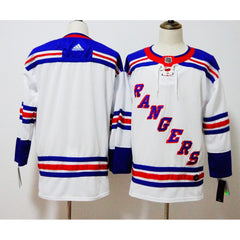 Men's New York Rangers White Stitched NHL Jersey