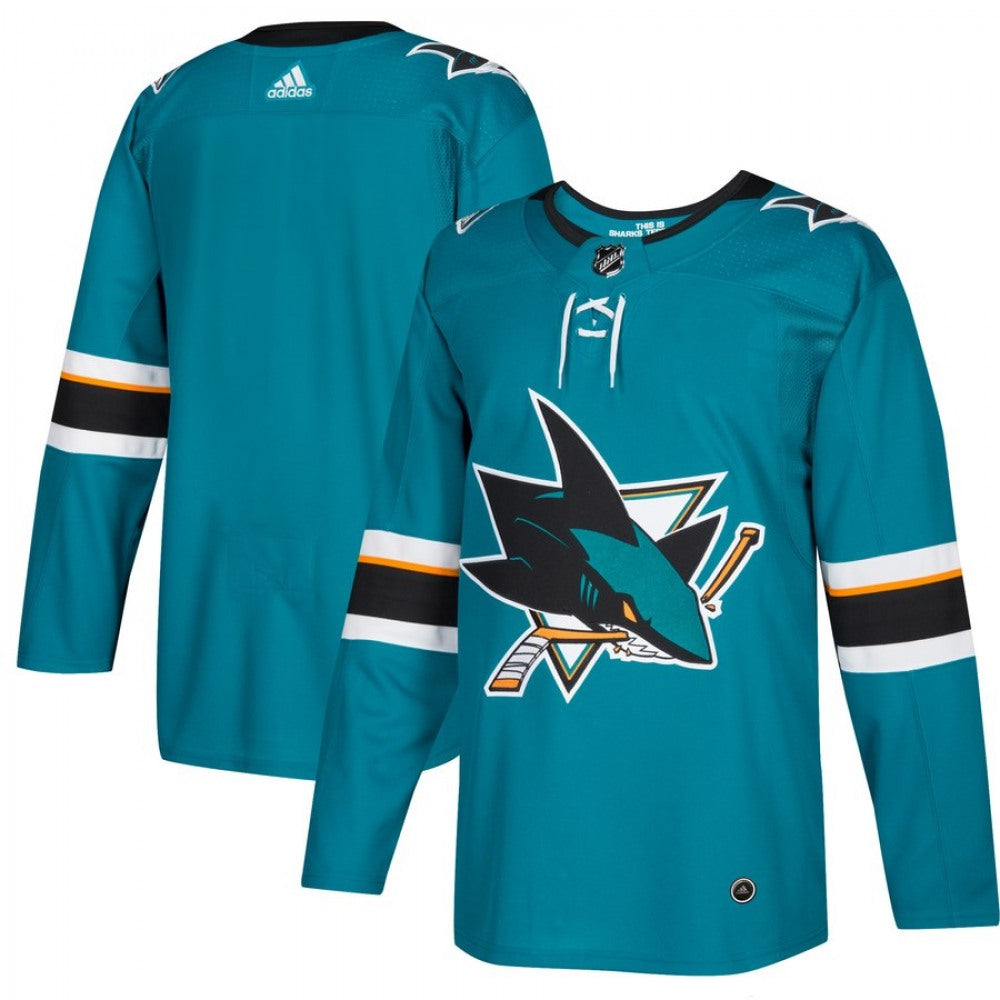 Men's San Jose Sharks Teal Stitched NHL Jersey
