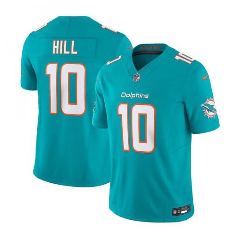 Youth Miami Dolphins #10 Tyreek Hill Aqua 2023 F.U.S.E Vapor Limited Stitched Jersey 