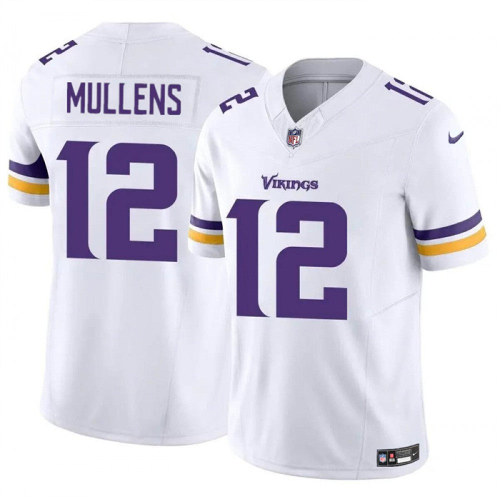 Men's Minnesota Vikings #12 Nick Mullens White 2023 F.U.S.E. Vapor Untouchable Limited Stitched Jersey 