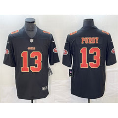 Men's San Francisco 49ers #13 Brock Purdy Black Vapor Untouchable Limited Stitched Jersey 