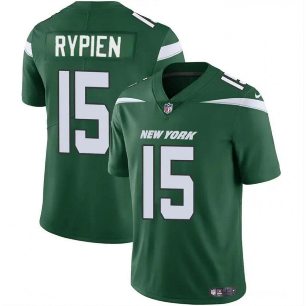 Men's New York Jets #15 Brett Rypien Green Vapor Untouchable Limited Stitched Jersey 