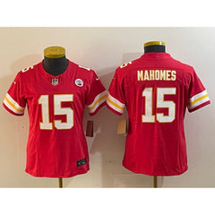 Women's Kansas City Chiefs #15 Patrick Mahomes Red 2023 F.U.S.E. Vapor Untouchable Limited Stitched Jersey(Run Small) 