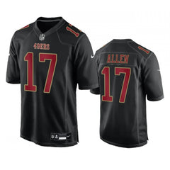 Men's San Francisco 49ers #17 Brandon Allen Black Fashion Limited Stitched Football Game Jersey 