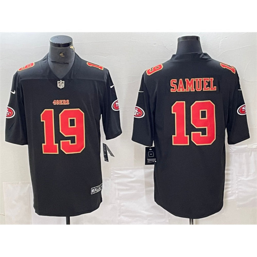 Men's San Francisco 49ers #19 Deebo Samuel Black Vapor Untouchable Limited Stitched Jersey 