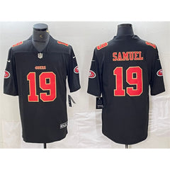 Men's San Francisco 49ers #19 Deebo Samuel Black Vapor Untouchable Limited Stitched Jersey 