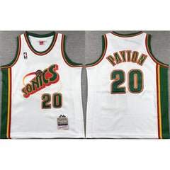 Youth Oklahoma City Thunder #20 Gary Payton White Stitched Basketball  Jersey