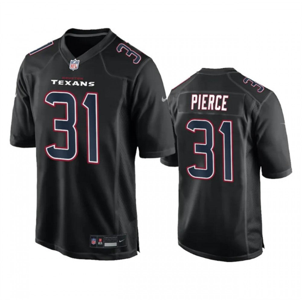 Men's Houston Texans #31 Dameon Pierce Black Fashion Vapor Untouchable Limited Stitched Football Jersey 