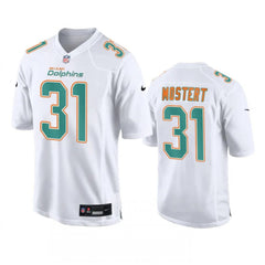 Men's Miami Dolphins #31 Raheem Mostert White Fashion Vapor Untouchable Stitched Football Jersey 
