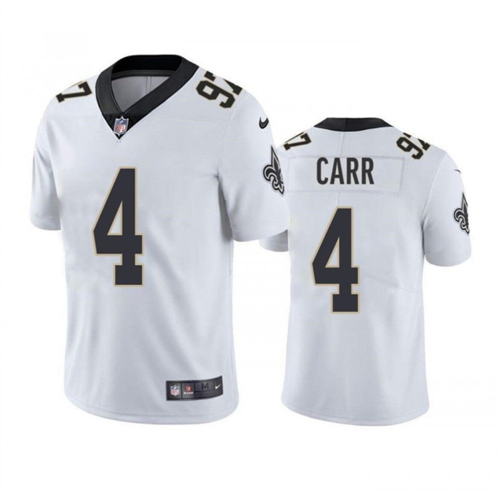 Youth New Orleans Saints #4 Derek Carr White Vapor Untouchable Limited Stitched Jersey 